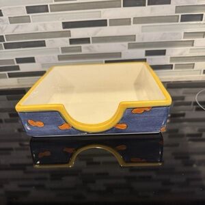 Studio Nova Ocean Fish Colorful Ceramic Napkin Holder